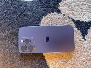 бу телефоны в бишкеке айфон: IPhone 14 Pro, Колдонулган, 256 ГБ, Deep Purple, Коргоочу айнек, Каптама, Куту, 81 %