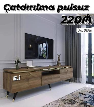 taxt 2 ci el: Yeni, Düz TV altlığı, Polkalı, Laminat — 1