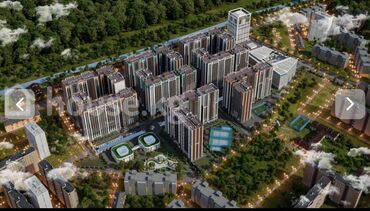 готовые квартиры в рассрочку в бишкеке: 2 комнаты, 58 м², Элитка, 5 этаж