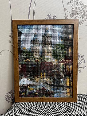 Şəkillər, tablolar: Картина «Rain in London” из алмазной мозайки. Размер 30*40 см — 3