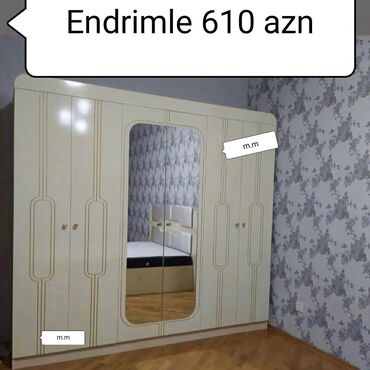Dolablar: Yeni, Açılan, 3 qapılı Düz dolab, Qarderob, paltar dolabı, Azərbaycan — 30