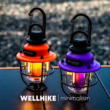 advent: Походный светильник WELLHIKE Minimalism - Компактный ретро-лантер с — 2