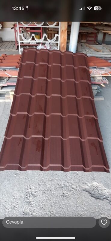 Çerepitsa: Metal dam örtükləri, rəng - Yaşıl — 6