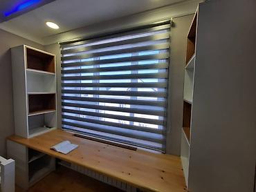 Жалюзи и рольшторы: Шторы роллштор однотонные жалюзи вертикальные, зебра день и — 8