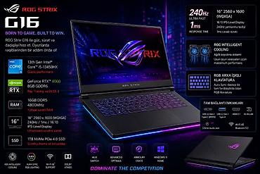 ASUS: ASUS ROG, 16 ", Intel Core i5, 1 TB — 1