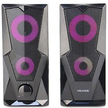 Zvučnici, slušalice i mikrofoni: Microlab stereo zvučnici sa RGB osvetljenjem - 2.0 sistem – dva — 1