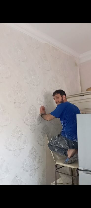 Əyləncə, idman: Aboy malyar ustası şpoklyovka paduqa emulsiya isleri görürük Aboy işi