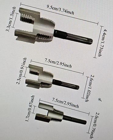 mini drel satilir: PVC borular üçün iki funksiyalı yiv açma ucluğu (drel üçün) - İstifadə — 2
