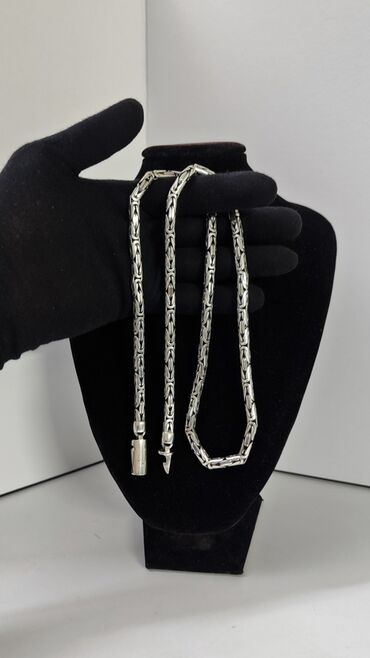 змеиная питон крокодил скат страус: Цепочка, Бисмарк, Проба 925, Унисекс