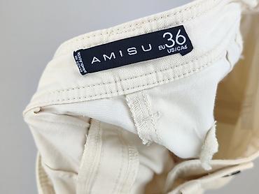 brązowe cargo: Amisu, Spodnie cargo damskie, rozmiar S — 4
