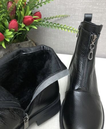 Ботинки и ботильоны: Кожанные ботинки — 13