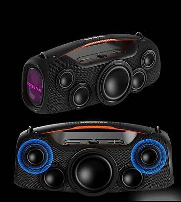 Динамики и колонки: Колонка с микрофоном Hopestar A60 Портативная акустическая стерео — 5