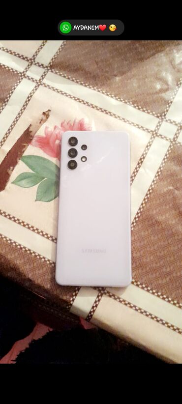 samsung teze: Samsung Galaxy A32 5G, 64 GB, rəng - Bənövşəyi, Barmaq izi