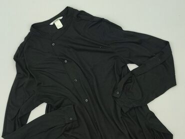 czarne bluzki z aplikacją: H&M Basic, Bluzka damska, rozmiar M