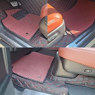 Полики: 5D Экокожа Полики Для салона цвет - Черный, Новый, Платная доставка — 12