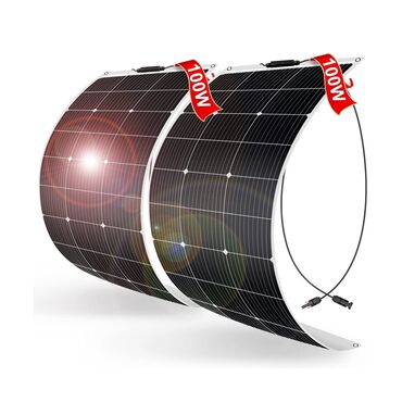 Солнечные панели: Солнечный панель гибкий 2шт б/у С комплектом.можно питать аккум 12-24в — 2