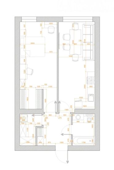 Продажа квартир: 1 комната, 55 м², Элитка, 2 этаж, ПСО (под самоотделку)