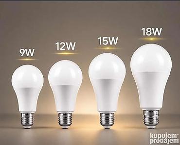 trpezar: LED sijalice sa standardnim E27 grlom i belom svetlošću. Pogodne za — 1