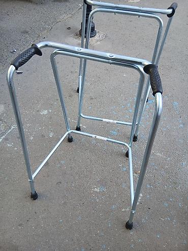 Yerimək üçün arabalar, çəliklər, əsalar, rollatorlar: Yürütəc – metal karkaslı, sabit dəstəkli model - Material: möhkəm — 5