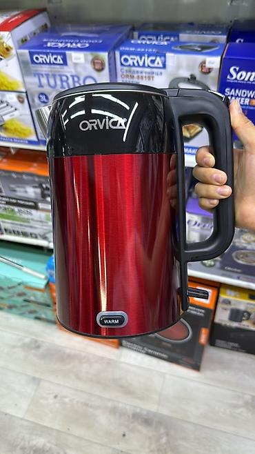 coffee maker: Электрический термокувшин ORVICA в компактном корпусе с удобной — 1