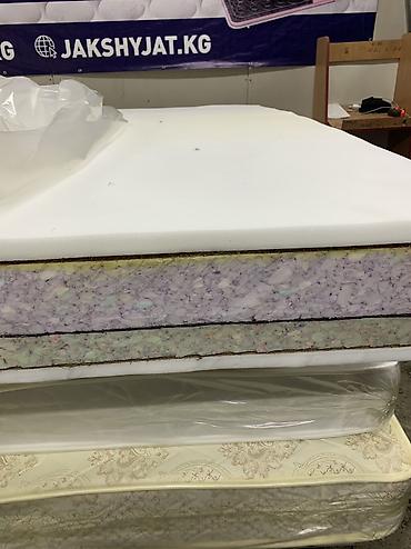 Спальные матрасы: Спальный матрас, Двуспальный, Пружинный, Высокоэластичная пена, Матрасы средней жесткости — 17