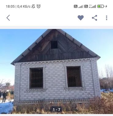 продаю дом в нижней аларче: Дача, 42 кв. м, 3 бөлмө, Менчик ээси, ПСО (өз алдынча бүтүрүү)