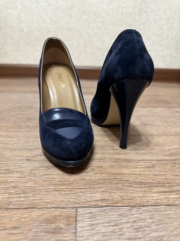 обувь мурская: Туфли 37.5, цвет - Синий