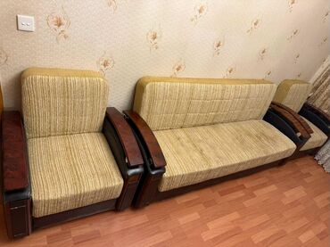 купить диван бу в баку: 2 kreslo, Açılan