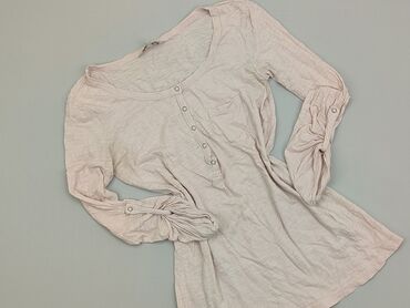 Bluzki: Bluza L (EU 40), stan - Dobry, wzór - Jednolity kolor, kolor - Różowy