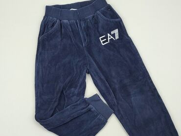 spodnie dresowe w krate: Sweatpants, 5-6 years, 116, condition - Good