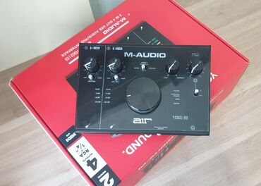 ses guclendirci: M-audio Air192/8. Ses karti. ( Sound card ) Cox az istifade olunub