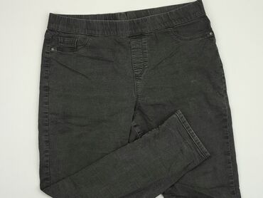 czarne spódnice jeansowe z przetarciami: Jeansy, 3XL, stan - Dobry