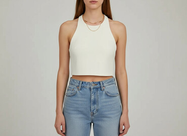 lniany t shirty hm: Zara, Топ жіночий, розмір M