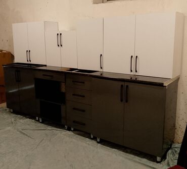 мебель для кухни бу: Satlir metbex mebeli 3 m qurulub istifade edilməyib hal hazırda