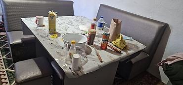 Кухонные гарнитуры: Кухонный гарнитур, цвет - Серый, ДСП — 1