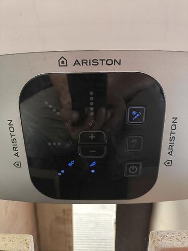 Техника и электроника: Накопительный водонагреватель Объем бака: 80 л, Ariston, Электрический, Панель управления, Б/у — 7