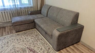 цены на диваны: Диван-кровать, цвет - Серый, Б/у