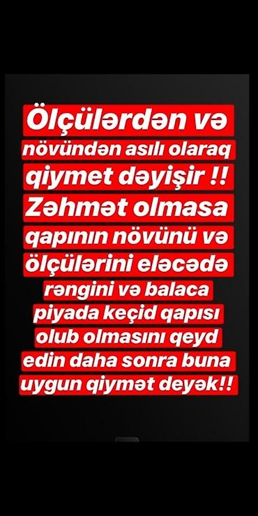 plasiq qapi: ☑️ Qiymet Çatdirilma Qurasdirilma ile bir yerde yerinden,renginden ve — 4