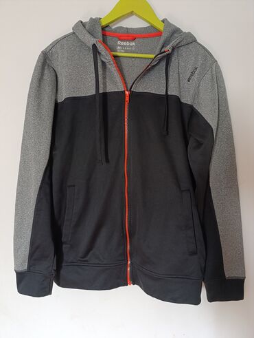 waikiki muske zimske jakne: Sweatshirt, M (EU 50), Reebok, color - Multicolored, With a zipper