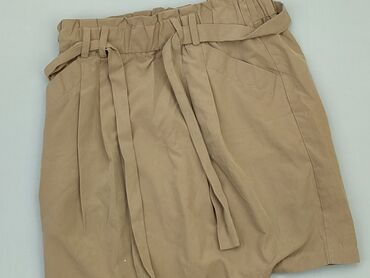 brązowa spódnice z guzikami: Skirt, House, XS (EU 34), condition - Very good