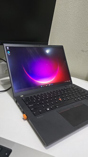 lenova thinkpad: Ноутбук, Lenovo, 32 ГБ ОЗУ, Intel Core i7, 14 ", Б/у, Для работы, учебы, память SSD