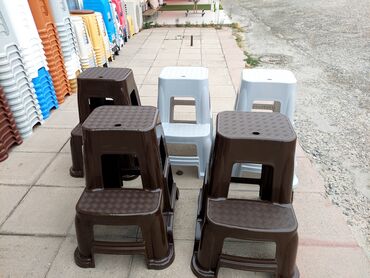 Tamet: Plastik iki pilləli pilləkən-taburet - Material: dayanıqlı qalın — 1