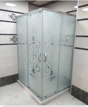 Duş kabinaları, arakəsmələr: Yeni Üstü açıq kabina, Künc üçün, Ödənişli çatdırılma — 24