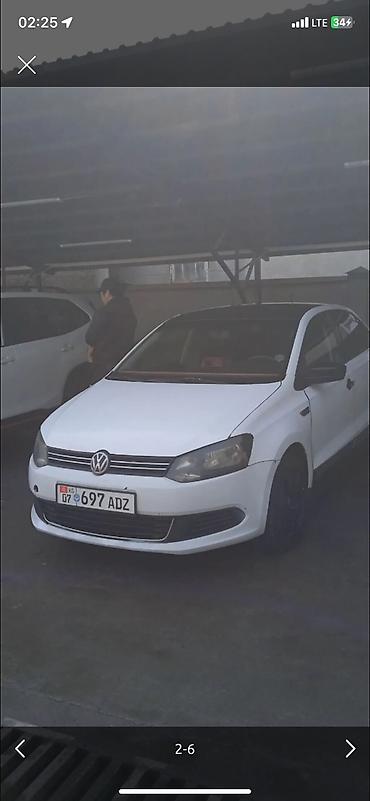 Транспорт: Volkswagen Polo: 2014 г., 1.6 л, Механика, Газ, Седан — 5