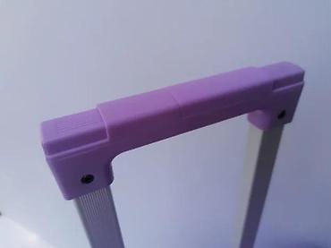 Putni koferi i torbe: Tvrdi kofer na točkiće – ljubičasti - Materijal: čvrsta ABS/plastična — 1