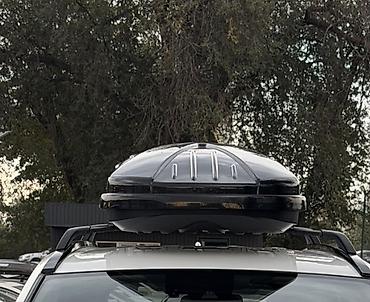 вампер на спринтер: Автобокс на крышу автомобиля, черный, аэродинамический цвет черный — 2