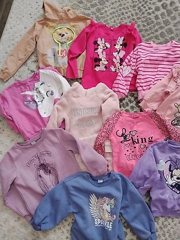 Paketi dečije odeće: Komplet dečjih dukseva i majica dugih rukava za devojčice - Više — 3