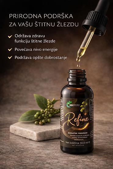 Suplementi: **Enhance + Refine – tečni dodaci ishrani u kapima** Kombinacija dva — 20