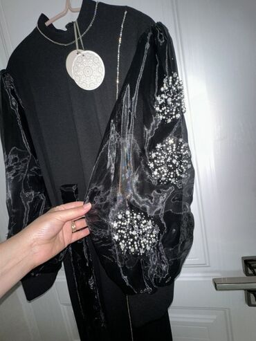 Повседневные платья: Повседневное платье, Осень-весна, Длинная модель, 3XL — 5