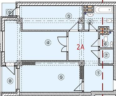 rayyan: 2 комнаты, 79 м², Карпинка Элитка, 6 этаж, ПСО (под самоотделку) — 3